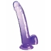 Dildo Realista Pipedream King Cock Clear TPE Roxo