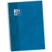 Boek over Ringen Oxford Europeanbook 1 Write&Erase Blauw A4+ 80 Lakens Tapacubos