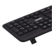 Keyboard Nilox NXKBE000002 Black Spanish Qwerty