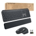 Keyboard and Wireless Mouse Logitech 920-010930 Spanish Qwerty Grey Steel