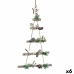 Christmas bauble Christmas Tree Brown Silver Wood Plastic 34 x 5 x 65 cm (6 Units)