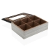 Cutie pentru infuzii Versa Negru Lemn MDF 18 x 7,5 x 24 cm