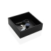 Valet Tray Versa Black 16 x 5 x 16 cm