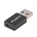 Adaptador USB-C para USB Lanberg AD-UC-UA-01 USB 3.0 A