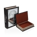 Set of decorative boxes Versa Canvas MDF Wood Book 7 x 21 x 30 cm