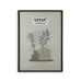 Cadre Photos Versa Noir Bois MDF Vintage 1,2 x 72 x 52 cm