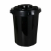 Cubo para la Basura Dem Hop Negro 70 L (3 Unidades)