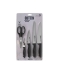 Set da Cucina Quttin Nero Nero 5 Pezzi (4 Unità)