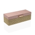 Jewelry box Versa Pink Wood 10 x 9,5 x 28 cm