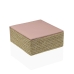 Doos-Juwelenkistje Versa Roze Hout 15,5 x 6,8 x 15,5 cm