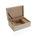 Caja-Joyero Versa Beige 13,5 x 8 x 20,5 cm