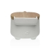 Salt Shaker with Lid Versa White Ceramic Bamboo Pig 13 x 11 x 12,5 cm