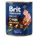 Hrană umedă Brit Premium by nature Porc 800 g