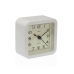 Horloge de table Versa Alvo Blanc Plastique 4,5 x 8,5 x 8,5 cm