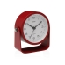 Horloge de table Versa Alura Rouge Plastique 4,1 x 10 x 10 cm