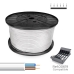 Multi-core Electric Cable Sediles White 2 x 1 mm 300 m H05VV-F