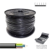 Furtun cablu electric Sediles Negru 200 m 3 x 1 mm H05VV-F