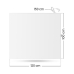 Calefactor Cronos CRP-1200TWP Blanco 1200 W 1 Pieza