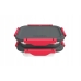 Recipiente-contenitore HeatsBox INNER DISH SET Rosso Grafite Argentato Rettangolare 0,925 l (2 Unità)