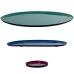 Set van trays Alexandra House Living Multicolour Metaal 33 x 1 x 27 cm