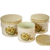 Set of decorative boxes Alexandra House Living Multicolour 36 x 27 x 36 cm