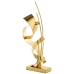 Decoratieve figuren Alexandra House Living Gouden Abstract 24 x 20 x 61 cm