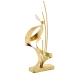 Decoratieve figuren Alexandra House Living Gouden Abstract 24 x 20 x 61 cm