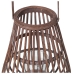 Lanterne Alexandra House Living Marron osier 21 x 27 x 21 cm Bougeoir