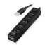 USB Hub Ewent EW1130 Sort