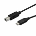 Cable USB Startech USB2CB3M Negro 3 m