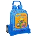 Mochila Escolar com Rodas SuperThings Serie 7 Azul Multicolor 14 L