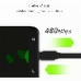 Cable USB Green Cell KABGC03 Negro 25 cm