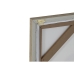 Quadro Home ESPRIT Beige Corallo Palme Coloniale 60 x 2,5 x 60 cm (2 Unità)