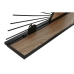 Planken Home ESPRIT Zwart Natuurlijk Metaal Hout MDF 58 x 10,5 x 28 cm Voor aan de muur