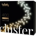 Ghirlanda di Luci LED Twinkly CLUSTER Natale Nero 6 m