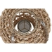 Portavelas Home ESPRIT Natural Metal 28 x 28 x 42 cm