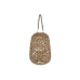 Portavelas Home ESPRIT Natural Metal 28 x 28 x 42 cm