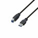 Cablu USB PcCom Negru 2 m