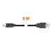 Cable USB PcCom Negro 2 m