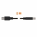 Kabel USB PcCom Czarny 2 m