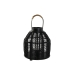 Portacandele Home ESPRIT Nero Metallo 26,5 x 26,5 x 28 cm