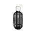 Portavelas Home ESPRIT Negro Metal 25,5 x 25,5 x 46,5 cm