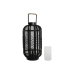 Portavelas Home ESPRIT Negro Metal 25,5 x 25,5 x 46,5 cm