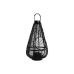 Candleholder Home ESPRIT Black Metal 28 x 28 x 50 cm