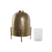 Candleholder Home ESPRIT Golden Metal Crystal 24 x 24 x 33 cm