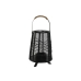 Portavelas Home ESPRIT Negro Metal 23 x 23 x 31,5 cm