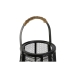 Portacandele Home ESPRIT Nero Metallo 23 x 23 x 31,5 cm