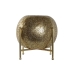 Castiçais Home ESPRIT Dourado Metal Cristal 29 x 29 x 26,5 cm