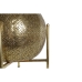 Castiçais Home ESPRIT Dourado Metal Cristal 29 x 29 x 26,5 cm