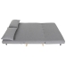 Divano Letto Home ESPRIT Naturale Grigio chiaro 120 x 91 x 78 cm